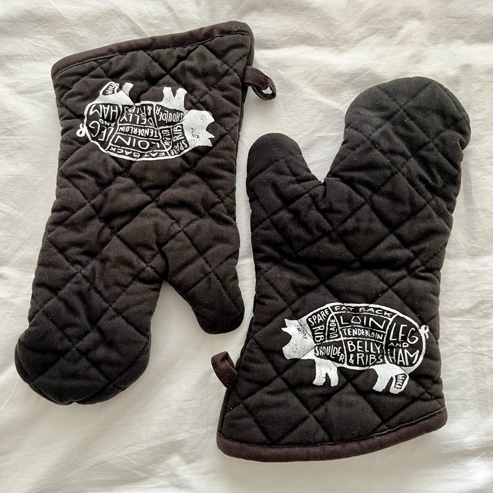 Sur La Table Butcher Quilted Oven or Grill Mitts